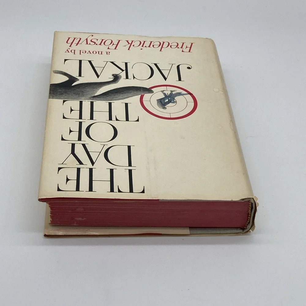 The Day of‎ the Jackal by Frederick Forsyth 1971 Vintage Hardcover Thriller